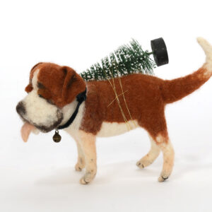 Hund,Tannenbaum